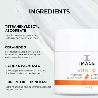 Foto 5 | Foto 5 | Crema De Noche Image Skincare Vital C Hydrating Repair 60 Ml - Venta Internacional.