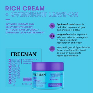 Foto 2 | Foto 2 | Crema Hidratante Freeman Restorative 50 Ml Con Magnesio Y Ácido Hialurónico - Venta Internacional.