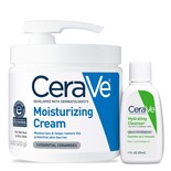 Paquete Combinado De Crema Hidratante Cerave 473 Ml Con Bomba + 30 Ml - Venta Internacional.