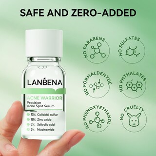 Foto 7 | Foto 7 | Sérum Para Manchas De Acné Lanbena Precision, Tratamiento Nocturno, 12 Ml - Venta Internacional.
