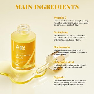 Foto 3 | Foto 3 | Sérum Anai Rui Con Vitamina C Y Glutatión Con Ácido Hialurónico 30 Ml - Venta Internacional.