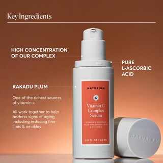 Foto 6 | Foto 6 | Serum Naturium Con Complejo De Vitamina C Para Rostro, 60 Ml, Con Ácido Hialurónico - Venta Internacional.