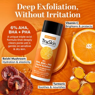 Foto 6 | Foto 6 | Suero De Vitamina C Skincare Truskin De 30 Ml Y Exfoliante Líquido De 125 Ml - Venta Internacional.
