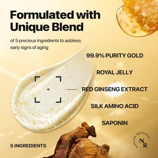 Foto 4 | Foto 4 | Crema Hidratante Nature Republic Ginseng Gold Silk 60 G Con 99.9% De Oro - Venta Internacional.