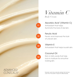 Foto 4 | Foto 4 | Set Para El Cuidado De La Piel: Crema Corporal Y Loción Facial Con Vitamina C De Advanced Clinicals - Venta Internacional.