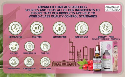 Foto 7 | Foto 7 | Sérum Para El Cuidado De La Piel Facial, Aceite De Rosa Mosqueta De Advanced Clinicals, 50 Ml - Venta Internacional.