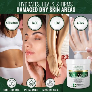 Foto 5 | Foto 5 | Set De Cuidado De La Piel Advanced Clinicals, Crema Y Sérum De Colágeno - Venta Internacional.