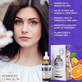 Foto 3 | Foto 3 | Serum Advanced Clinicals De Ácido Hialurónico Puro, 50 Ml, Para Rostro - Venta Internacional.