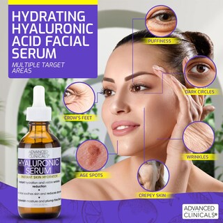 Foto 4 | Foto 4 | Serum Advanced Clinicals De Ácido Hialurónico Puro, 50 Ml, Para Rostro - Venta Internacional.