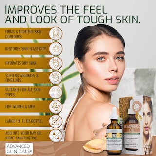 Foto 6 | Foto 6 | Sérum Para El Cuidado De La Piel Facial Advanced Clinicals, Aceite De Cúrcuma, 50 Ml - Venta Internacional.
