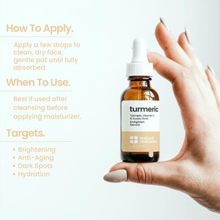 Foto 6 | Foto 6 | Sérum Facial Natural Outcome Turmeric Con Vitamina C 30 Ml - Venta Internacional.
