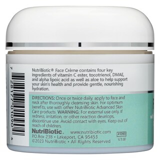 Foto 2 | Foto 2 | Crema Facial Nutribiotic Antioxidant Con Gse 60 Ml De Hidratación Profunda - Venta Internacional.