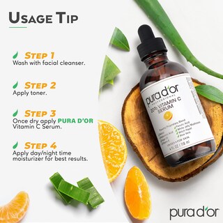 Foto 7 | Foto 7 | Sérum Pura D'or Con 20% De Vitamina C Ligero 120 Ml Para Rostro Y Ojos - Venta Internacional.