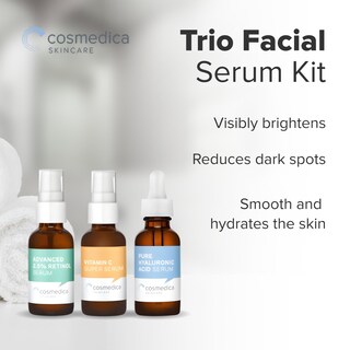 Foto 7 | Foto 7 | Set Trío De Sérum Facial Skincare Cosmedica Con Vitamina C Y Retinol - Venta Internacional.