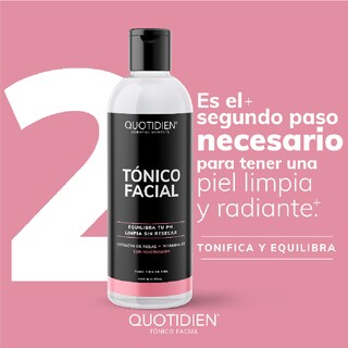 Foto 2 | Foto 2 | Tónico Facial Quotidien con Agua de Rosas, Niacinamida y Colágeno Skin Care Facial 350ml