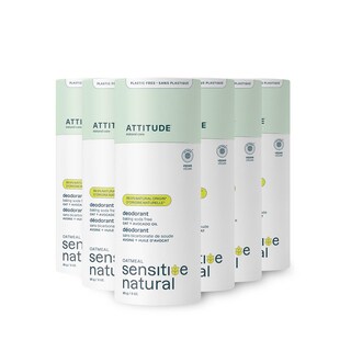 Foto 1 | Foto 1 | Desodorante Attitude Sin Bicarbonato De Sodio Para Piel Sensible 90 Ml X6 - Venta Internacional.