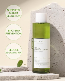 Foto 5 | Foto 5 | Tónico Mary & May Vegan Cica Tea Tree Aha Pha Para Imperfecciones, 200 Ml - Venta Internacional.