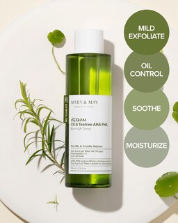 Foto 6 | Foto 6 | Tónico Mary & May Vegan Cica Tea Tree Aha Pha Para Imperfecciones, 200 Ml - Venta Internacional.
