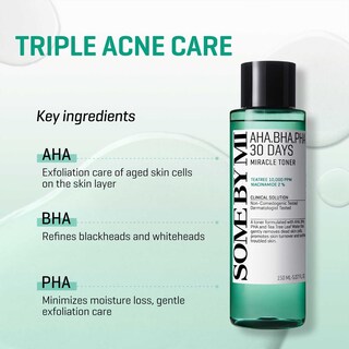 Foto 2 | Foto 2 | Tonificador Some By Mi Aha Bha Pha 30 Days Miracle, 60 Ml, Paquete De 2 - Venta Internacional.