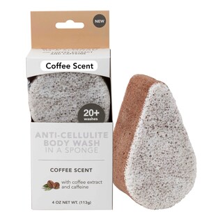 Foto 1 | Foto 1 | Esponja De Gel Corporal, Esponjosa, Anticelulítica, Café, Más De 20 Lavados - Venta Internacional.
