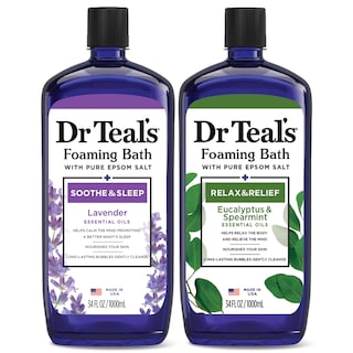 Foto 1 | Foto 1 | Baño Espumoso Dr. Teal's Con Sal Pura De Epsom, Lavanda Y Eucalipto, 1 Litro - Venta Internacional.
