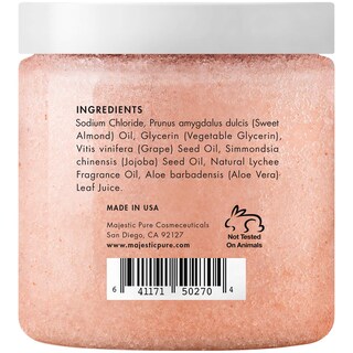 Foto 4 | Foto 4 | Exfoliante Corporal Majestic Pure Himalaya Salt Con Aceite De Lichi, 300 Ml - Venta Internacional.