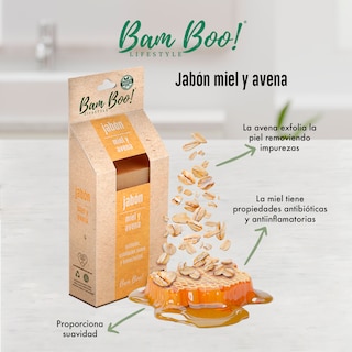Foto 2 | Foto 2 | Jabones de Miel y Avena 100 Gr Bam Boo! Lifestyle 3 Piezas
