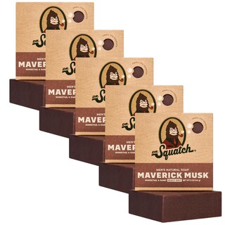 Foto 1 | Foto 1 | Barra de Jabón Dr. Squatch Paquete de 5 Unidades Maverick Musk Natural para Hombre - Venta Internacional