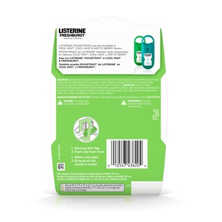 Foto 5 | Foto 5 | Breath Strips Listerine Pocketpaks Fresh Burst, 72 Unidades, 2 Unidades - Venta Internacional.
