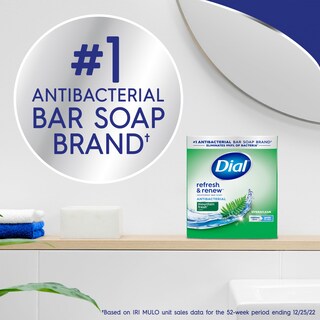 Foto 4 | Foto 4 | Soap Dial Antibacterial Refresh & Renew Mountain Fresh, 32 Barras, 4 Onzas (paquete De 3) - Venta Internacional.
