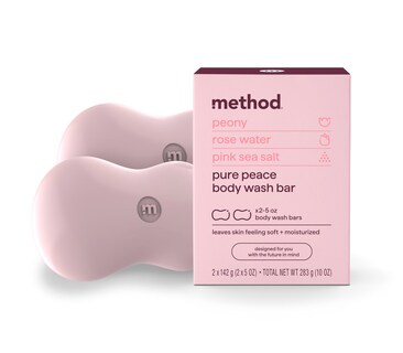 Foto 1 | Foto 1 | Barra De Jabón Method Pure Peace Con Agua De Rosas, 150 Ml, 2 Unidades, Sin Plástico - Venta Internacional.