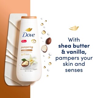 Foto 3 | Foto 3 | Gel de Baño Dove Pampering con Manteca de Karité y Vainilla 600 Ml X 4 - Venta Internacional