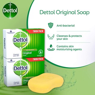 Foto 5 | Foto 5 | Soap Dettol, Antibacteriano, Original, 100 G, Paquete Doble - Venta Internacional.