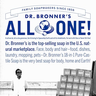 Foto 7 | Foto 7 | Jabón En Barra Dr. Bronner's Pure-castile Almond, 150 Ml, Paquete De 6 - Venta Internacional.