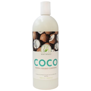 Foto 1 | Foto 1 | Jabón Líquido De Coco Corporal Calmante - Exfoliante \nProductos Mart 1 Litro