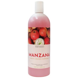 Foto 1 | Foto 1 | Jabón Líquido De Manzana Corporal Exfoliante - Calmante\nProductos Mart 1 Litro