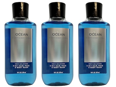 Foto 2 | Foto 2 | Champú Body Wash 2 En 1 Bath And Body Works Ocean 300 Ml 3 Piezas - Venta Internacional