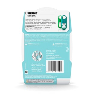 Foto 2 | Foto 2 | Breath Strips Listerine Cool Mint Pocketpaks, 12-24 Tiras, 288 Unidades - Venta Internacional.