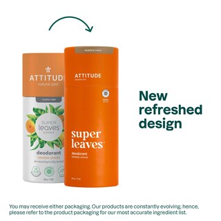 Foto 2 | Foto 2 | Desodorante Attitude, Sin Plástico, Sin Aluminio, 90 Ml, Hojas De Naranja - Venta Internacional.