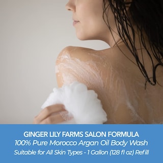 Foto 4 | Foto 4 | Gel de Baño Ginger Lily Farms Salon con Aceite de Argán 100% Puro 1 l - Venta Internacional