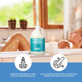 Foto 6 | Foto 6 | Gel de Baño Ginger Lily Farms Salon con Aceite de Argán 100% Puro 1 l - Venta Internacional