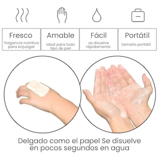 Foto 5 | Foto 5 | 10 Estuche Laminas De Jabon Limpieza Manos Portátil De Viaje