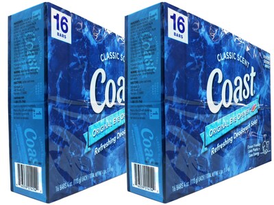 Foto 1 | Foto 1 | Pastillas De Jabón Coast Classic Pacific Force Scent, Paquete De 16 X 2 - Venta Internacional.