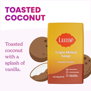 Foto 3 | Foto 3 | Jabón Lume, Rico En Hidratación Y Limpieza Suave, 150 Ml, Coco Tostado - Venta Internacional.