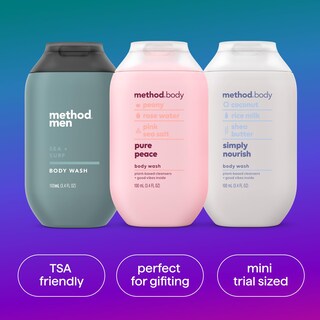 Foto 4 | Foto 4 | Set De Gel De Baño De Regalo Method Pure Peace Simply Nourish Sea Surf - Venta Internacional.