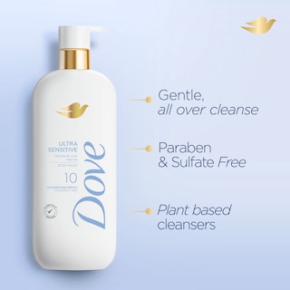 Foto 2 | Foto 2 | Gel De Baño Dove Ultra Sensitive Sin Fragancia, 550 Ml - Venta Internacional.