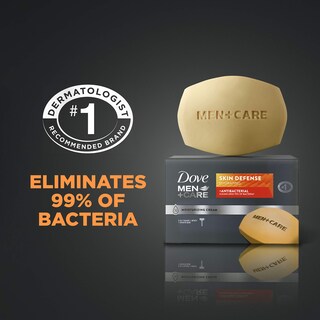 Foto 5 | Foto 5 | Barra De Jabón Dove Men + Care Defense, Antibacteriana, 110 G, Paquete De 6 - Venta Internacional.