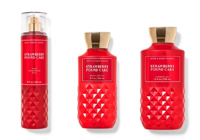 Foto 1 | Foto 1 | Set De Regalo Bath & Body Works Strawberry Pound Cake Otoño 2020 - Venta Internacional.