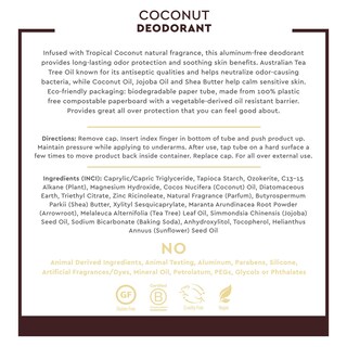 Foto 5 | Foto 5 | Desodorante Desert Essence, Coco, Sin Aluminio, 65 Ml - Venta Internacional.