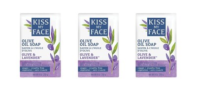 Foto 1 | Foto 1 | Jabón En Barra Kiss My Face Con Aceite De Oliva Puro Y Lavanda 240 Ml Paquete De 3 - Venta Internacional.